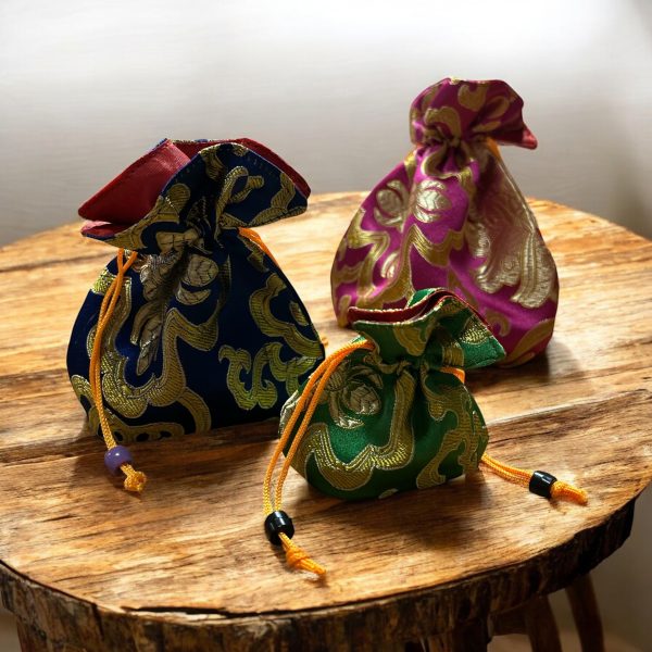 Sacchettini in Broccato Tibetano – Porta Mala e Gioielli - immagine 3