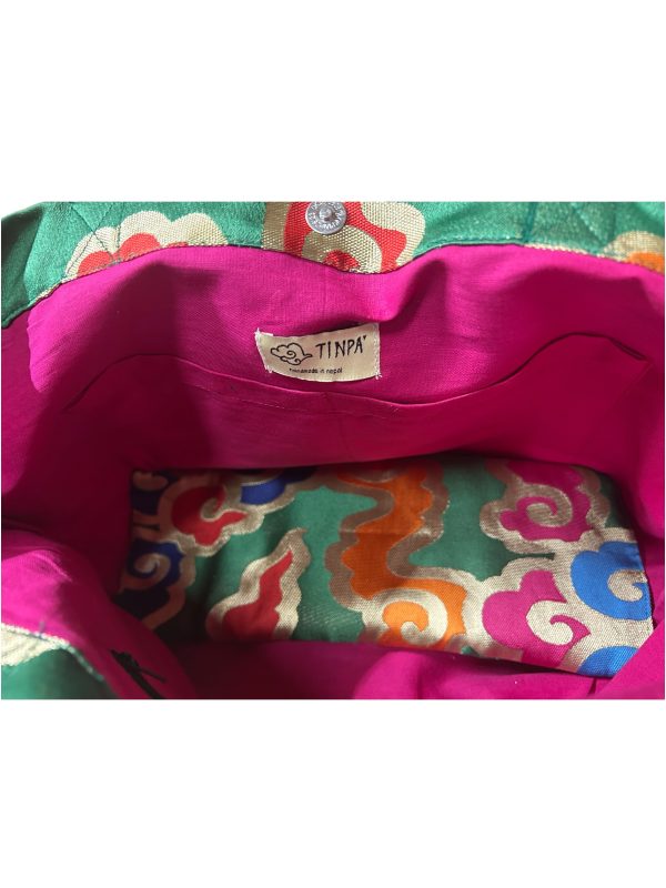 Borsa in broccato tibetano - immagine 6