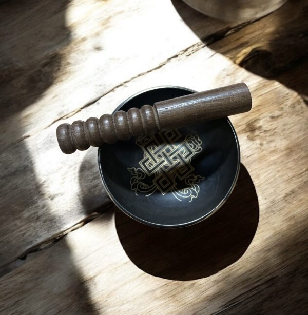 Campana tibetana / Ciotola sonora - scatola esagonale - immagine 5