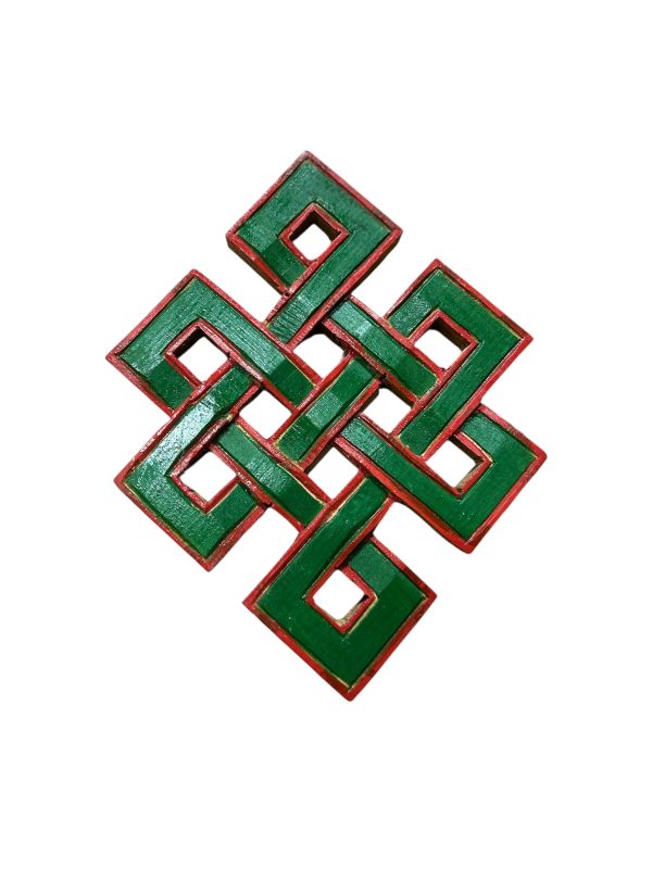 Pannello in legno Buon auspicio: Nodo dell'infinito - immagine 2