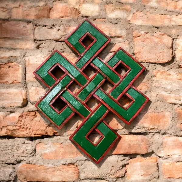 Pannello in legno Buon auspicio: Nodo dell'infinito - immagine 2