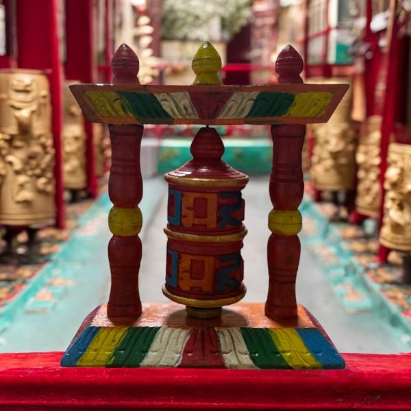Ruota di Preghiera Tibetana da tavolo