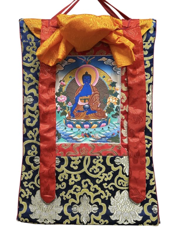 Tangka Buddha della Medicina - formato essenziale