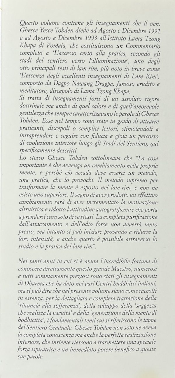 Gli Stadi del Sentiero verso l'Illuminazione, Dagpo Nawang Dragpa, La Ruota del Dharma - immagine 4